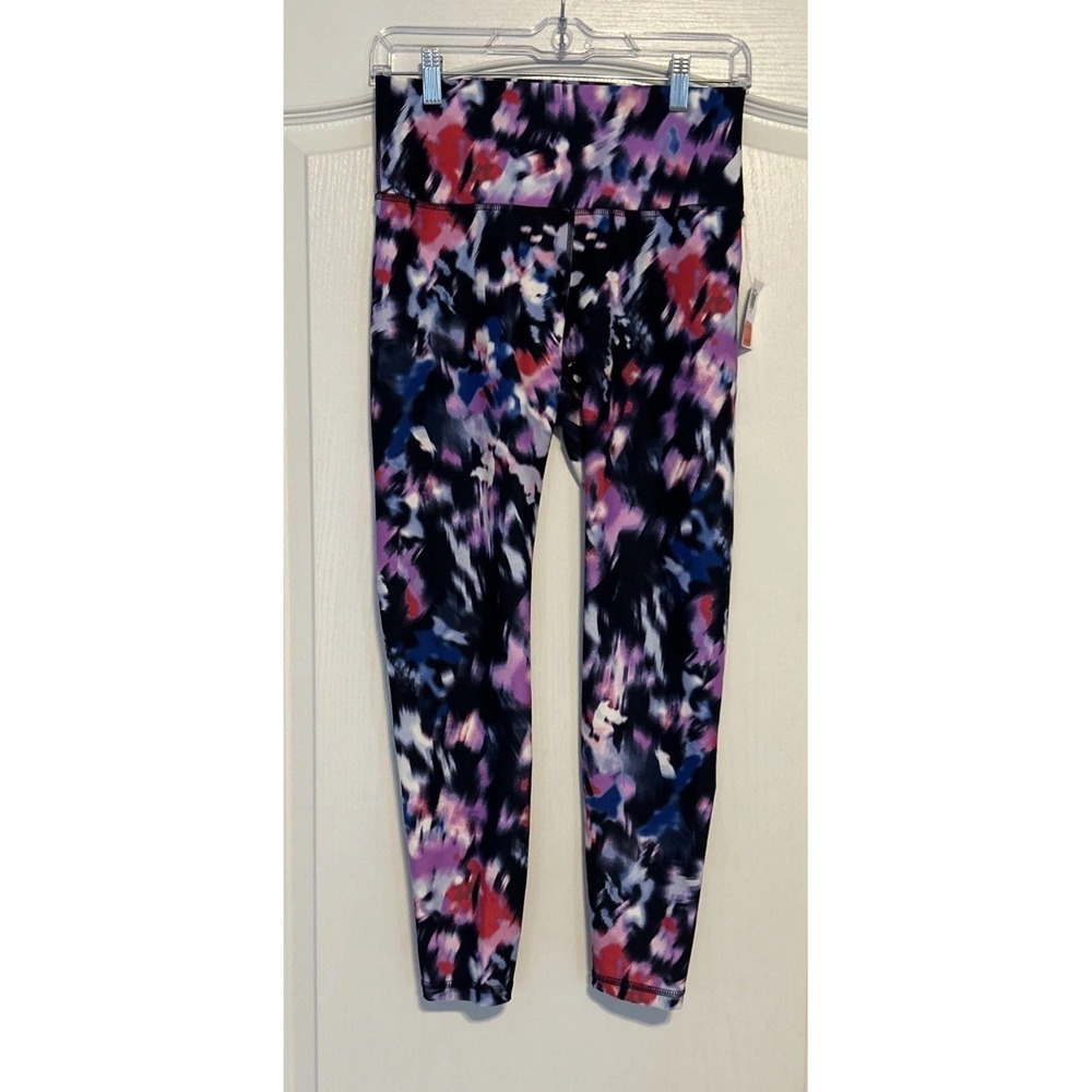 Old Navy PowerSoft High Rise 7/8 Ankle Leggings Womens M Multicolor 537812